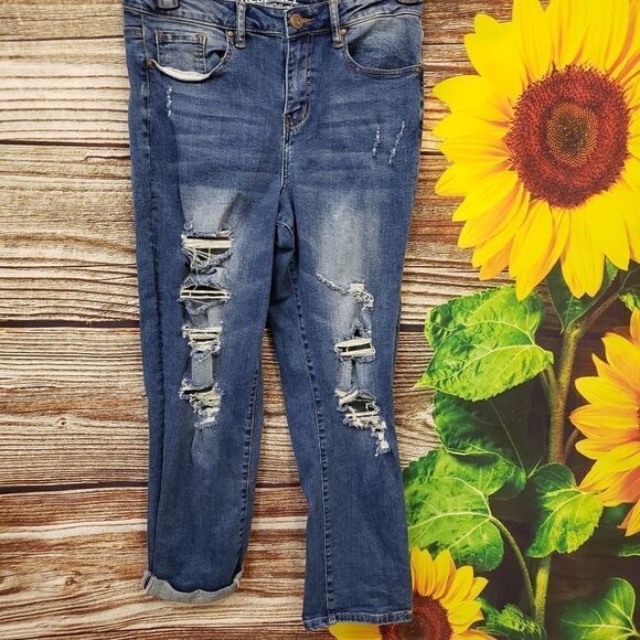 Resfeber  los Angeles Distressed jeans Pre-owned - Picture 1 of 5